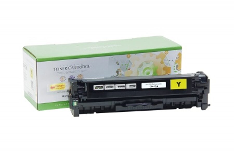 Alternatīva jauna  HP CE412  A / 305 A dzeltena pulvera kasete 2600 lapām