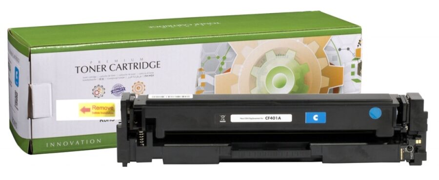 Alternatīva jauna  HP CF401 A zila kasete 1400 lapām