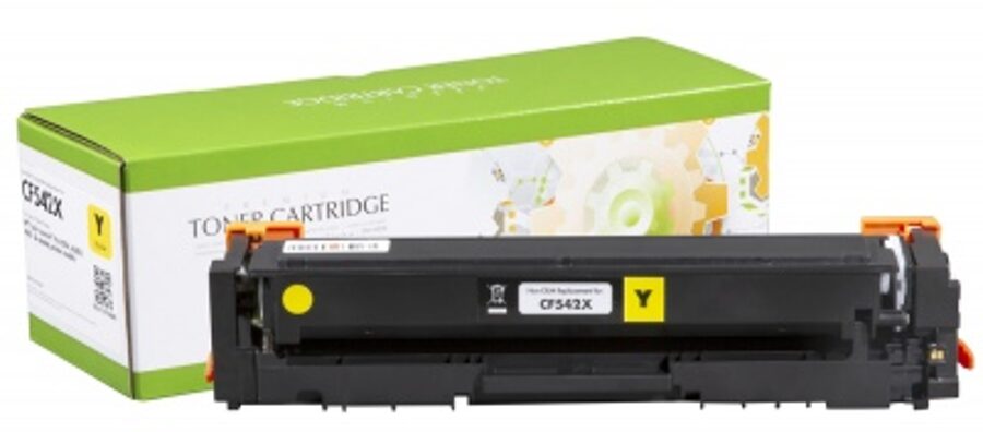 Alternatīva jauna  HP  203 X/ CF542 X dzeltena pulvera kasete 2500 lapām